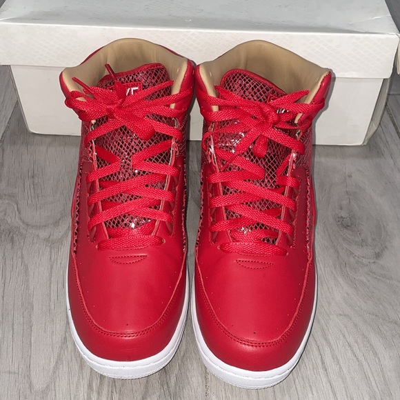 Men’s Nik Air Python LUX SP University Red and white - Picture 3 of 10